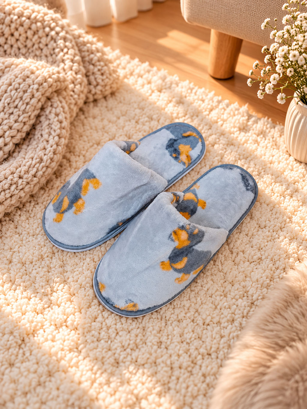 Tacskó mintás unisex papucs – pihe-puha és meleg