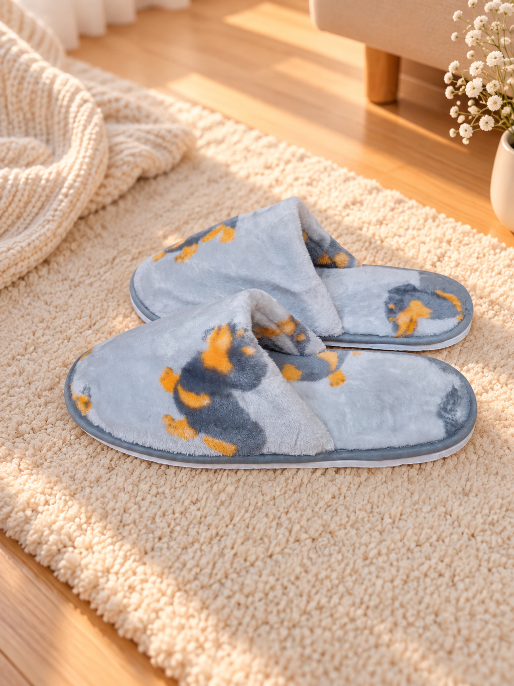 Tacskó mintás unisex papucs – pihe-puha és meleg